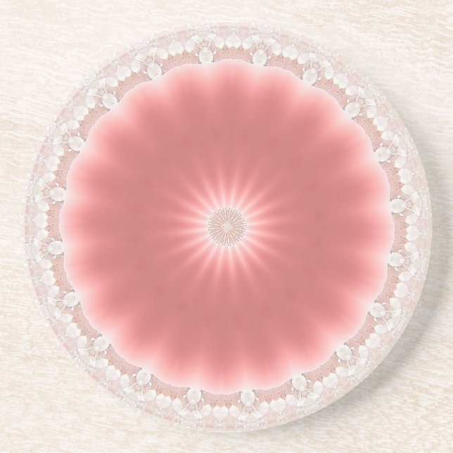 Pink Sun Coaster (Front)