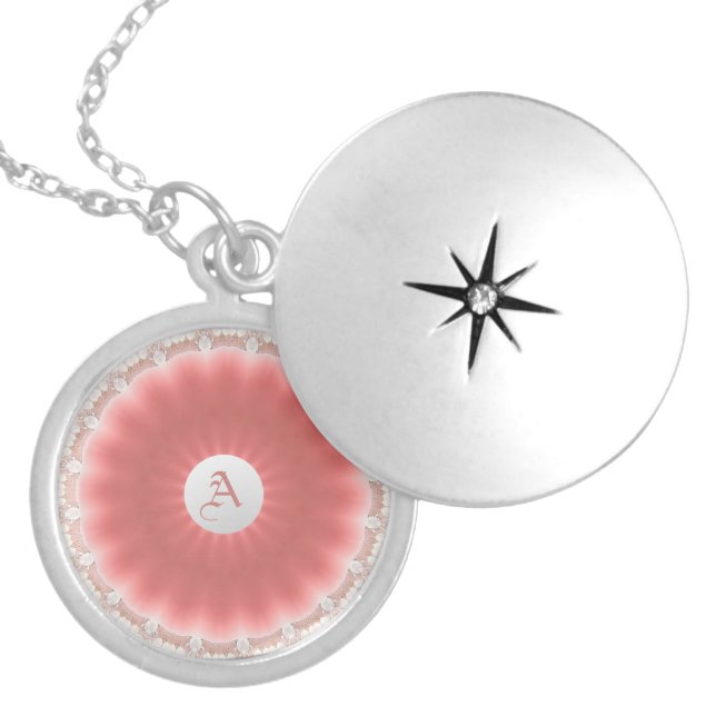Pink Sun Necklace (Front)