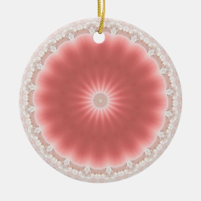 Pink Sun Ornament (Front)