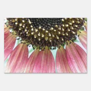 Pink Sunflower Decorative Yard Sign