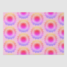 Pink Sunflower Tissue Paper