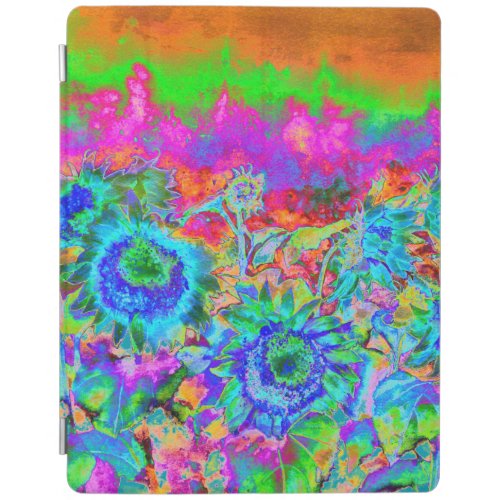 Pink Sunflowers iPad Smart Cover