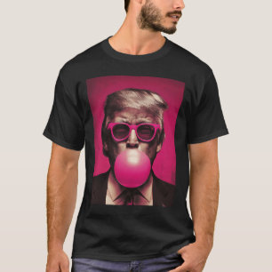 Pink Sungles Trump Bubble Gum T-Shirt