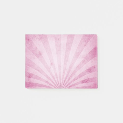 Pink Sunrays Post_it Notes