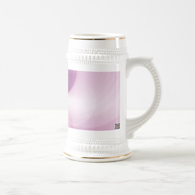 Pink Sunrise Beer Stein (Right)
