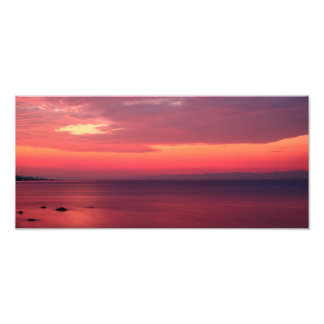 Pink Sunrise By The Seaside Photo Print