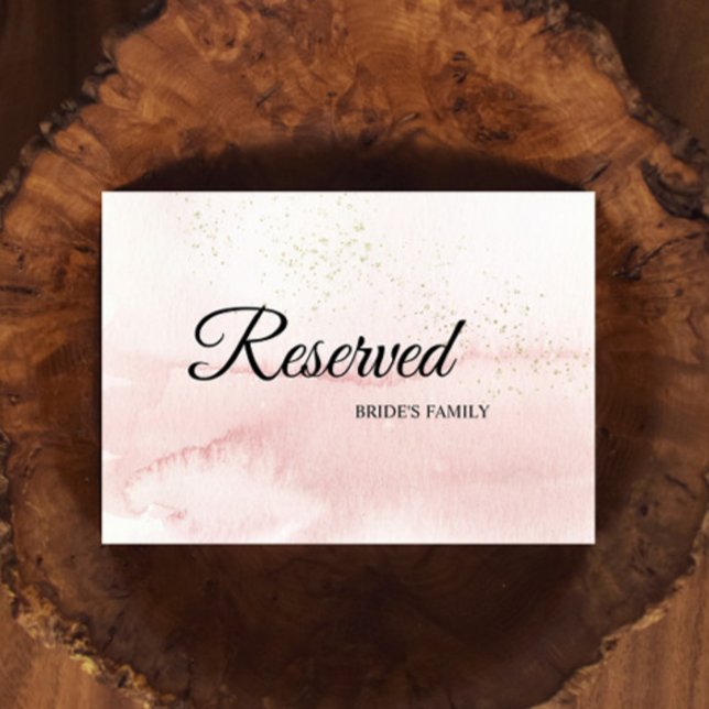 Pink Sunrise Mountain Coordinate Reserved Sign (Creator Uploaded)