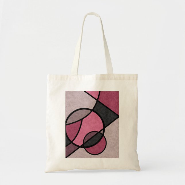 Pink sunrise tote bag (Front)