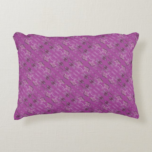 Pink Sunset Accent Pillow (Front)