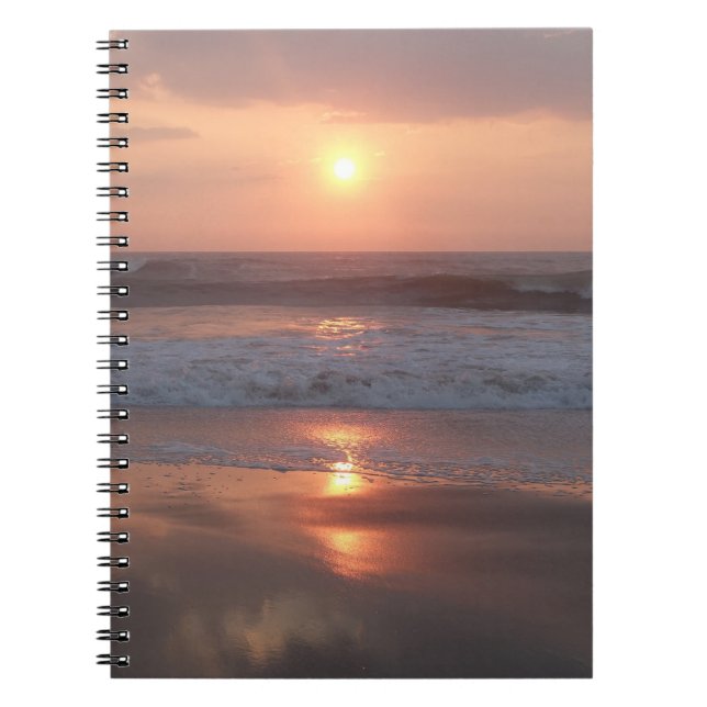 Pink sunset book on the beach (Front)