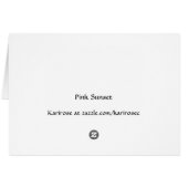 Pink Sunset Cards (Back Horizontal)