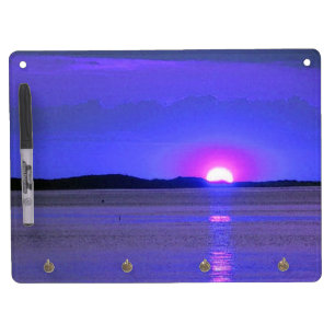 Pink Sunset Dry Erase Board