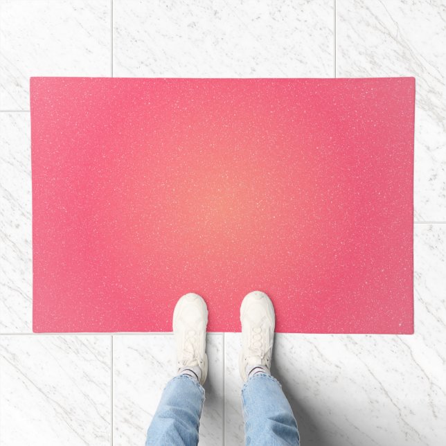 Pink Sunset Gradient Door Mat (Indoor)