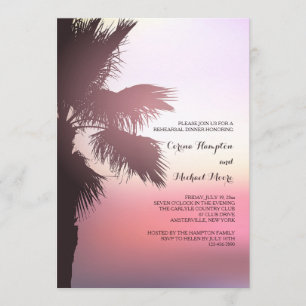 Pink Sunset Invitation