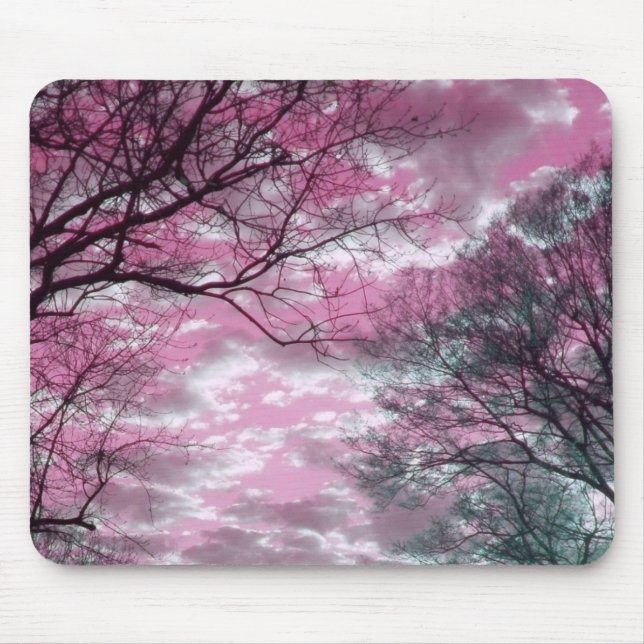 Pink Sunset Mouse Pad (Front)