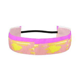 Pink Sunset Non-Slip Headbands