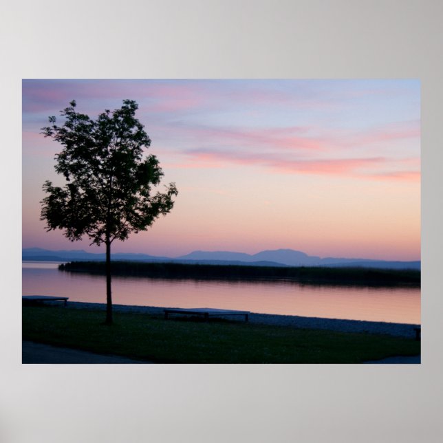 Pink Sunset Poster (Front)