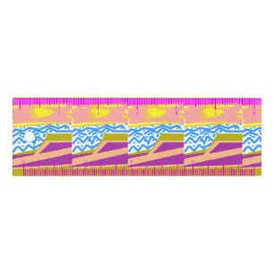 Pink Sunset Yacht Waves Pen Ruler