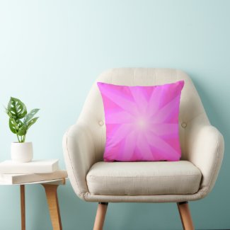 Pink Sunshine Rays, Modern Abstract Fine Art