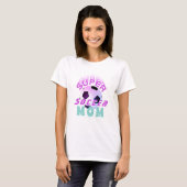 Pink Super Soccer Mom Sport Mother Mother`s Day  T-Shirt (Front Full)