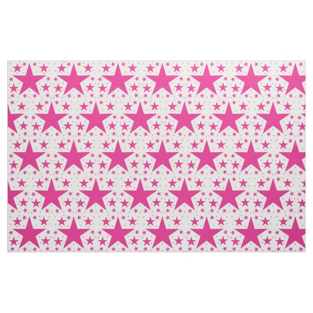 Pink Superstar Collection Pattern Fabric (Fat Quarter)