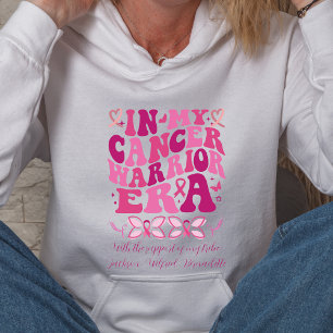 Pink Support Tribe Name My Cancer Warrior Era  Hoodie