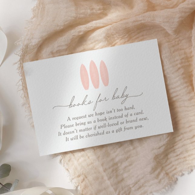 Pink Surf Baby on Board Books for Baby Enclosure Card (Creator Uploaded)