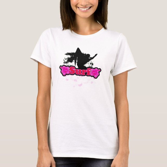Pink Surf T-Shirt (Front)