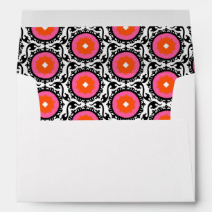Pink Suzani Pattern Envelope