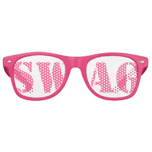 Pink Swag Party Glasses