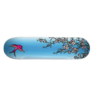 Pink Swallow and Cherry Blossom Deck