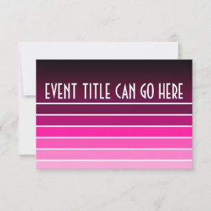 pink swatch invitation