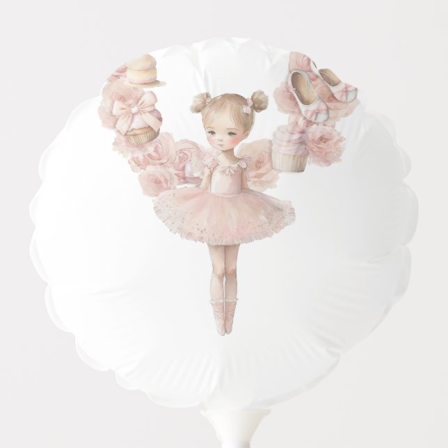 Pink Sweet Ballerina Balloon (Front)