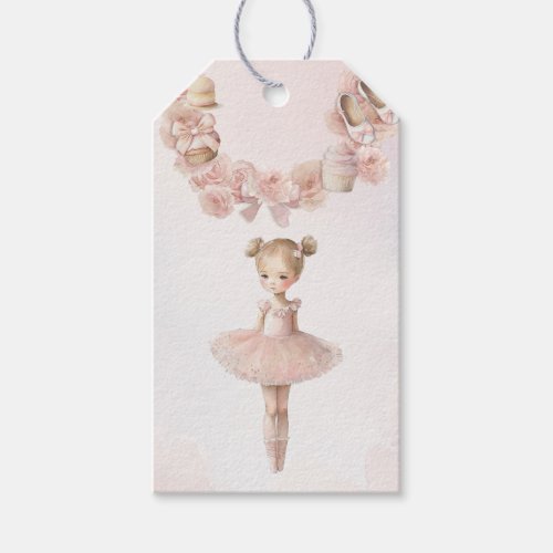 Pink Sweet Ballerina Gift Tags