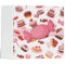 Pink Sweet Desserts Avery Ring Binder