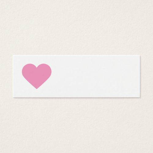 Pink Sweet Heart &amp; Chevron Gift Tags Business Card