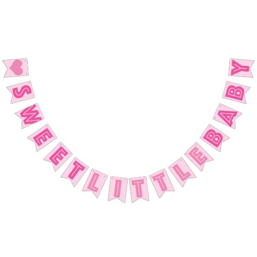 PINK  SWEET LITTLE BABY  GIRL SIGN