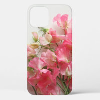 Pink sweet pea bouquet