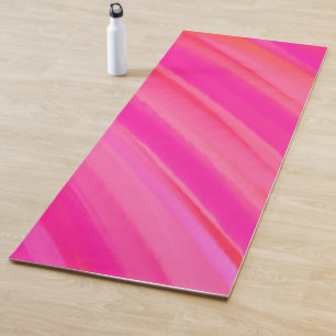 Pink Swirl Abstract Yoga Mat