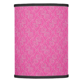 Pink Swirl Girlie Heart Lamp Shade by Dmargie1029 at Zazzle