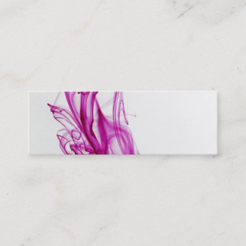 Pink Swirl Ink Drop Photography Business Cards