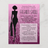 Fashion Show, Seasonal Collection Runway Event Invitation