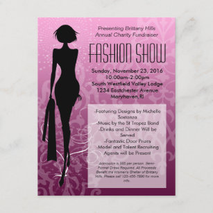 How fashion show invitations evolved through the years