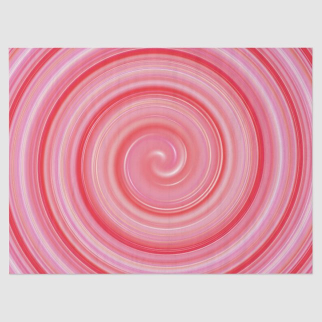 pink swirl tissue paper (Front)