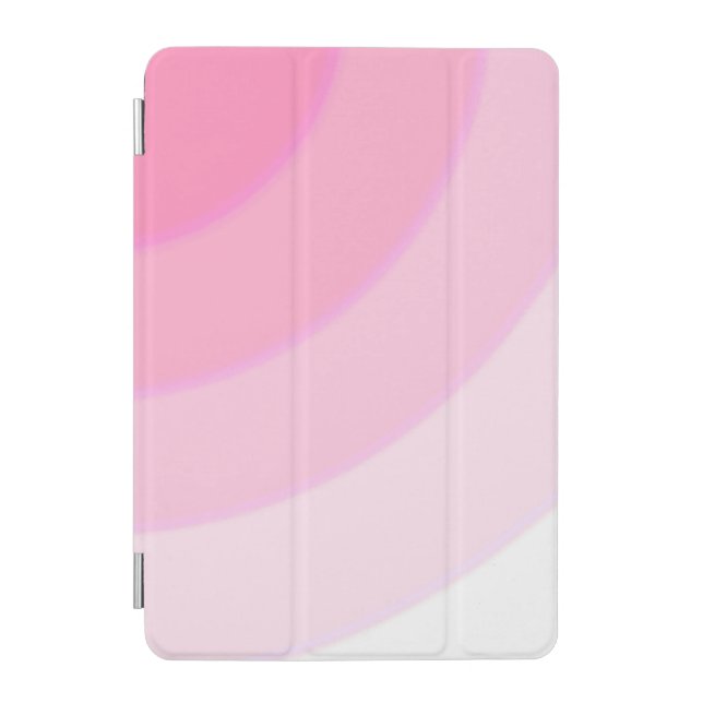 Pink Swirls iPad Smart Cover (Front)