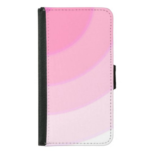 Pink Swirls Phone Wallet Case