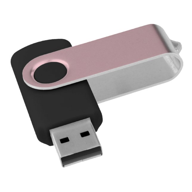 Pink Swivel USB Flash Drive (Angled)
