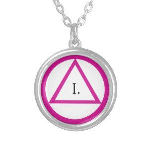 Pink Symbol Necklace - Customize Year