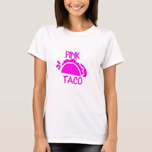 Pink Taco Tuesday Tee Funny Weekend Taco Tuesday T_Shirt