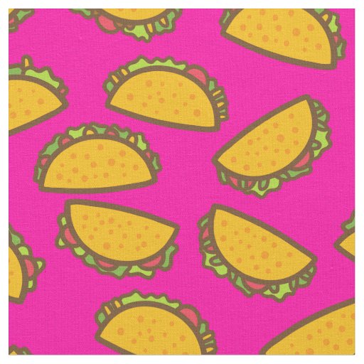 pink tacos fabric